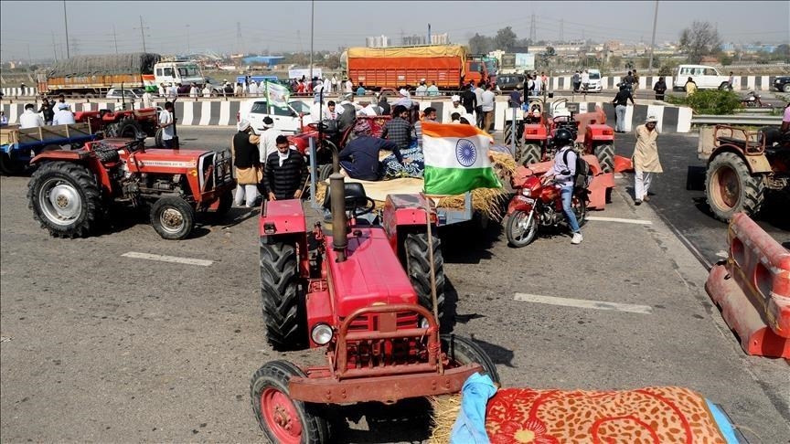 Farmers rally in northern India to oppose farm laws