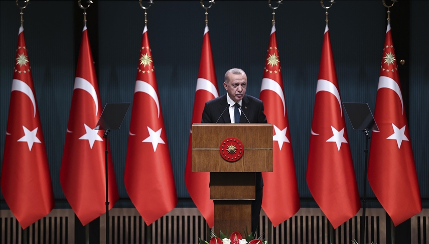 Turkish president hails countrys economic performance during pandemic