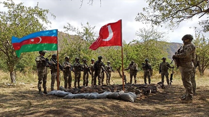 Turkey, Azerbaijan launch joint military drill in Azerbaijan’s Lachin