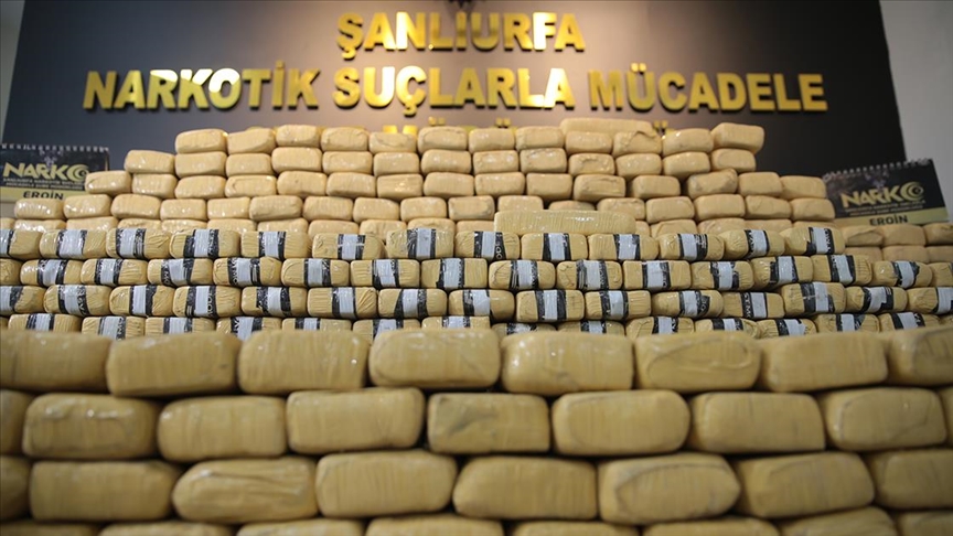Şanlıurfa'da 275 kilogram eroin ele geçirildi