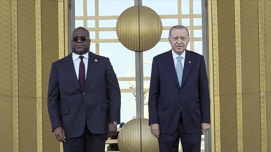 Turquie : une cérémonie officielle au palais présidentiel à l'occasion de la visite de Felix Tshisekedi