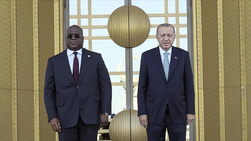 Kongo Demokratik Cumhuriyeti Cumhurbaşkanı Tshisekedi Ankarada
