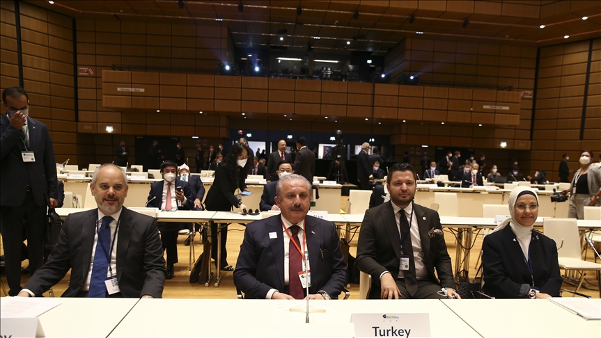 TBMM Başkanı Şentop, 5'inci Dünya Parlamento Başkanları Konferansı'na katıldı
