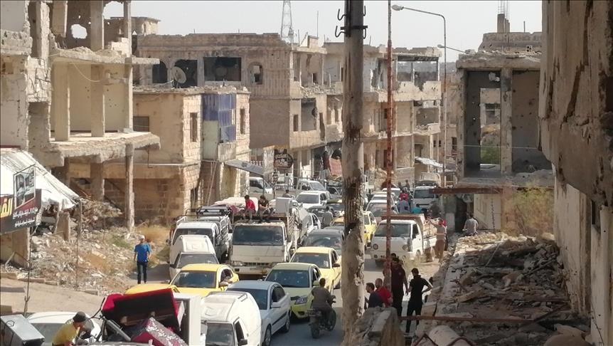 قوات النظام تدخل الأحياء المحاصرة في درعا جنوبي سوريا 