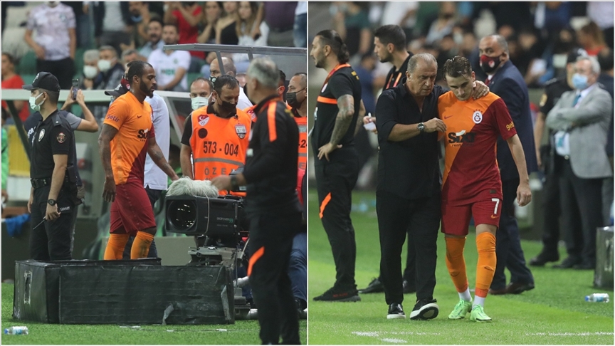 Galatasarayda Kerem Aktürkoğlu ile Marcao barıştı