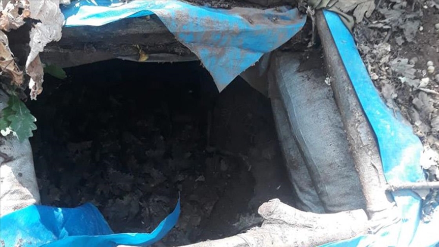 Tuncelide teröristlerin kullandığı 7 sığınak imha edildi
