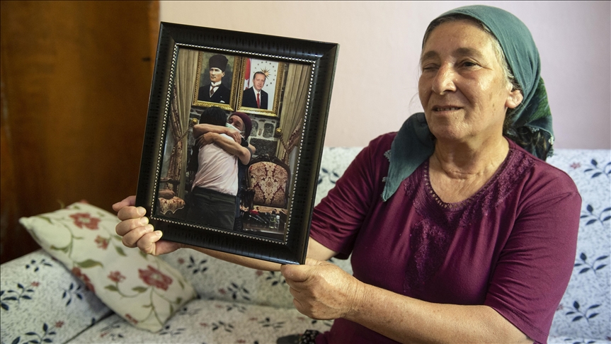 Dayika ji Tunceliyê ji ber ku gihîşt ewlada xwe yê PKKyê ravandibû çiyê, şa bû