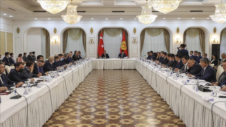 In Kyrgyzstan, Turkish vice president, businesspeople talk economic ties
