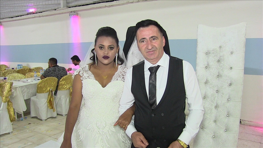 Etiyopyalı geline Kahramanmaraş'ta Türk usulü düğün
