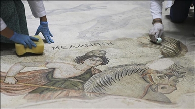 Expert team carefully preserves artifacts at Turkish museum