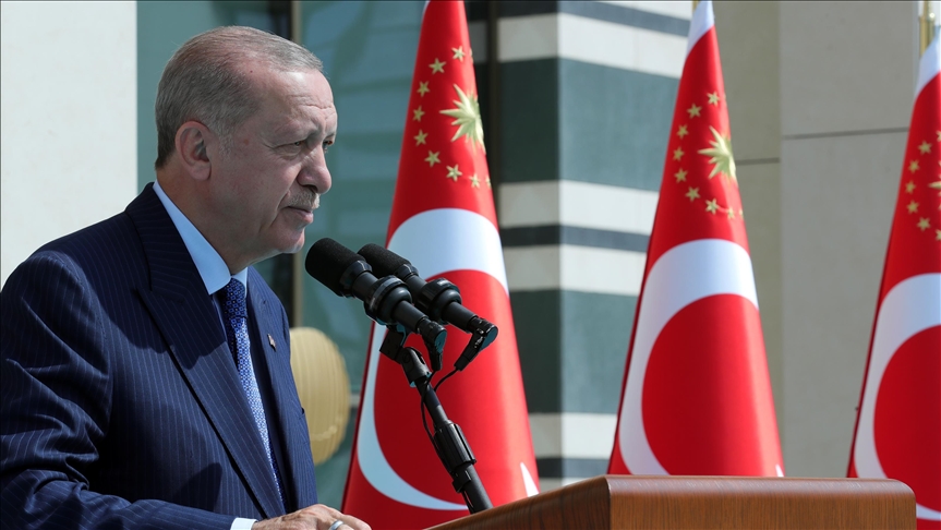 Serokomar Erdogan: Xal û xetên Tirkiyeya mezin û hêzdar li asoyê xuya dike