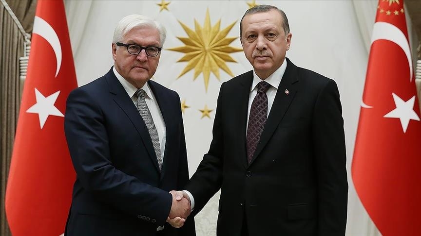Turkish, German presidents talk bilateral ties, Afghanistan, migration issue