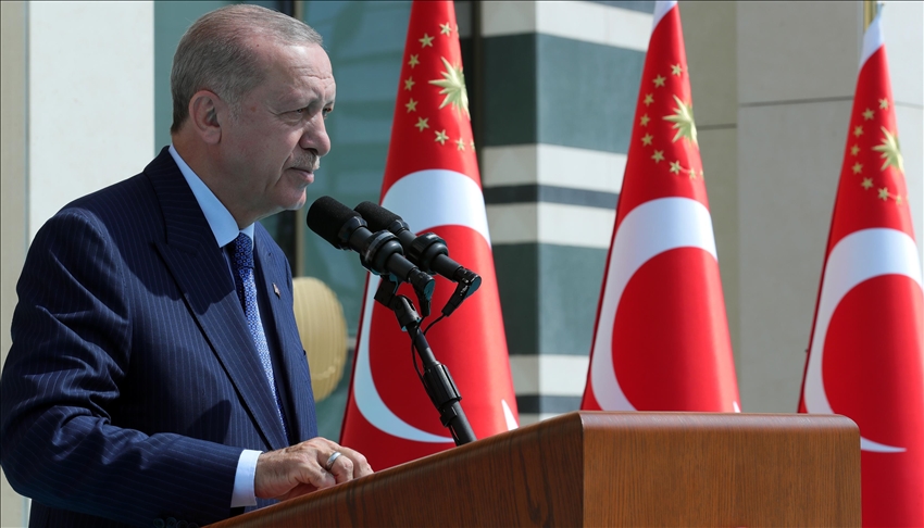 اردوغان: چهره‌ ترکیه بزرگ و مقتدر در خط افق نمایان شده است