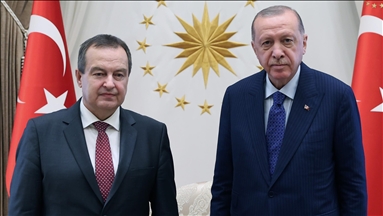 Президент Турции принял спикера сербского парламента