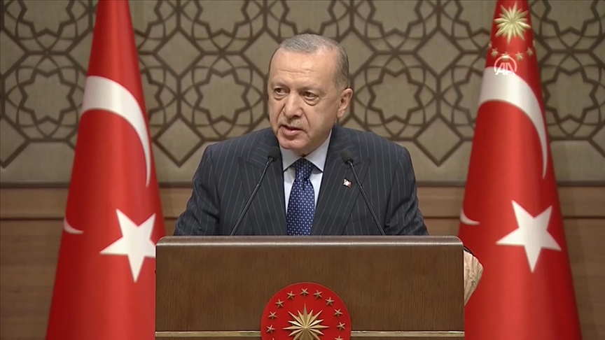 CANLI: Cumhurbaşkanı Erdoğan: 2023, Türkiyenin ve Türk milletinin yeniden şahlanışının sembolüdür