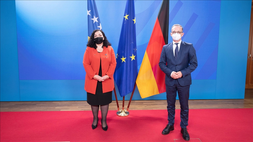 Kosovska predsednica Osmani se sastala sa šefom nemačke diplomatije Maasom