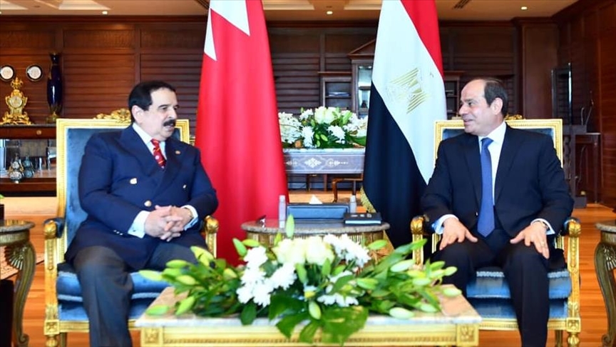 الرئيس المصري وملك البحرين يبحثان تطورات سد "النهضة"