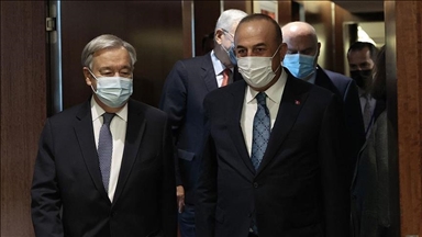Turkey's foreign minister meets with UN chief ahead of high-level week