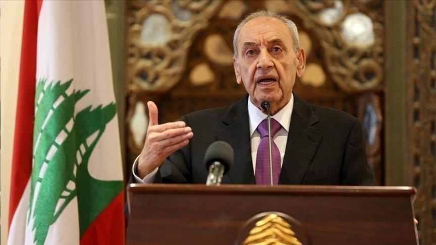 رئيس البرلمان اللبناني يتهم إسرائيل بنقض اتفاق الحدود البحرية