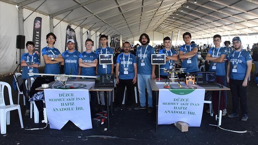 İHLnin hafız öğrencileri TEKNOFESTte insansız hava araçları yarışında başarı hedefliyor