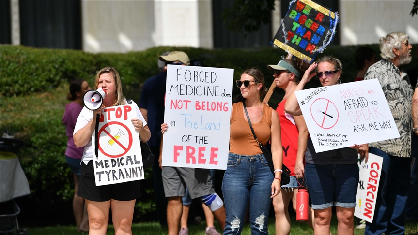 SAD: Protest antivaksera u Sjevernoj Karolini