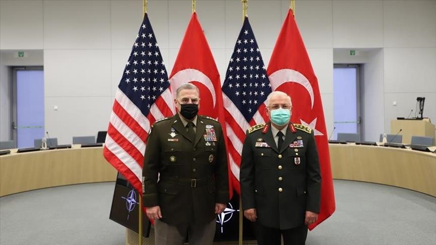 دیدار رئیس ستاد کل ارتش‌ ترکیه با همتای آمریکایی خود