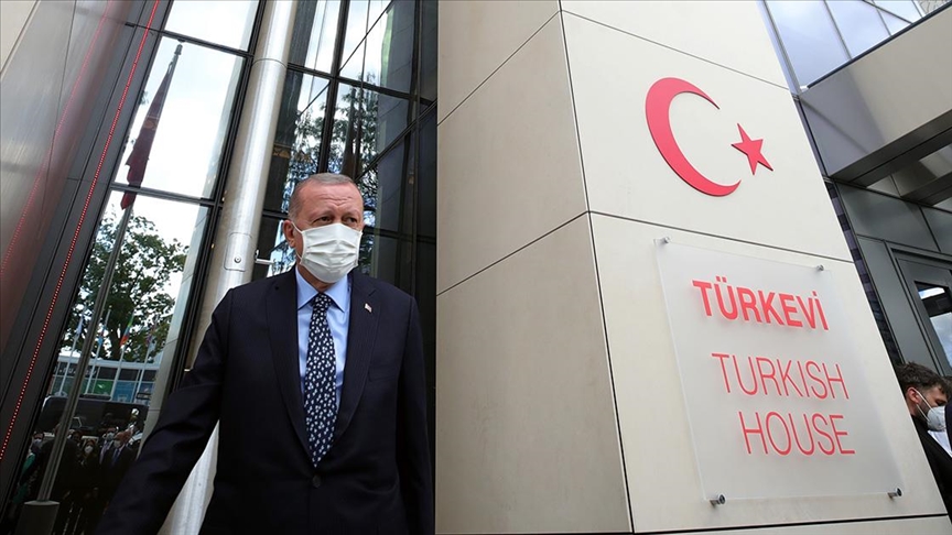 Cumhurbaşkanı Erdoğan: Türkevi binamız, uluslararası toplumdaki yerimizin de bir yansıması olacaktır