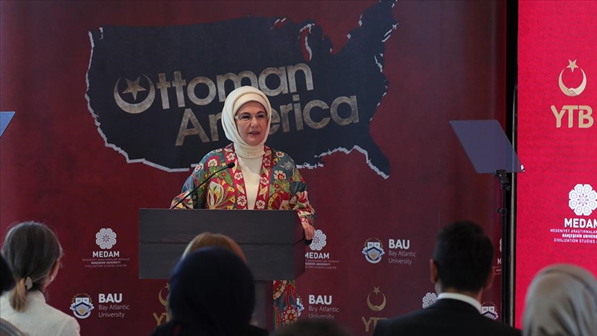 Osmanlı’nın Amerikası belgeseli ABD’de Emine Erdoğan’ın katılımıyla tanıtıldı
