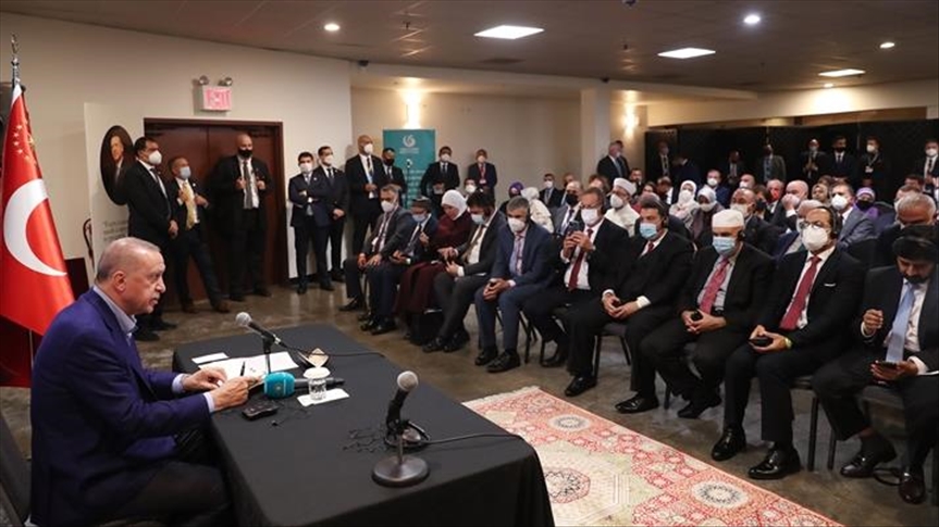 Президент Эрдоган принял представителей мусульманской общины в США