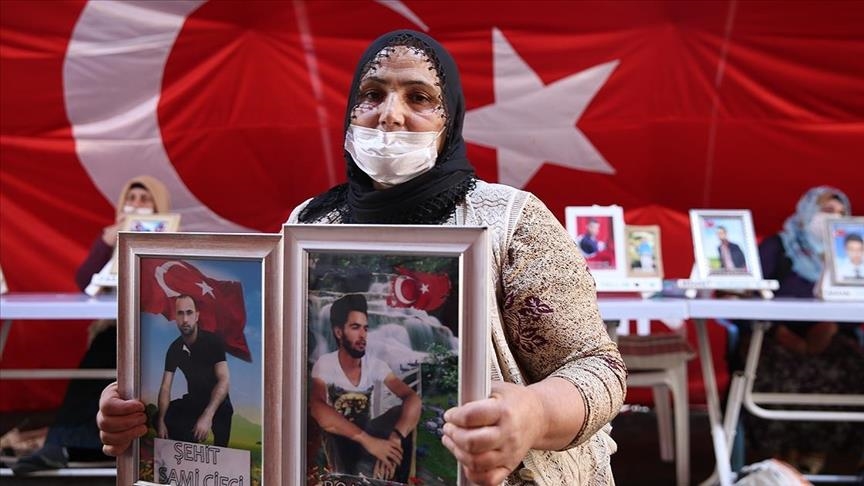 Families' protest against PKK terror group continues in SE Turkey