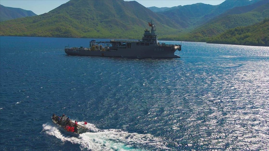 Kurtaran 2021 Denizaltı Arama Kurtarma Tatbikatı Marmariste devam ediyor