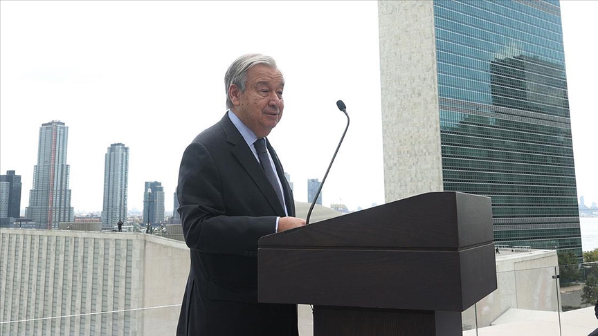 BM Genel Sekreteri Guterres: Korunmaya muhtaç mültecilere desteği için Türkiye'ye içten teşekkürlerimi sunuyorum