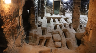 Underground city in central Turkey dazzles visitors with its ancient tombs