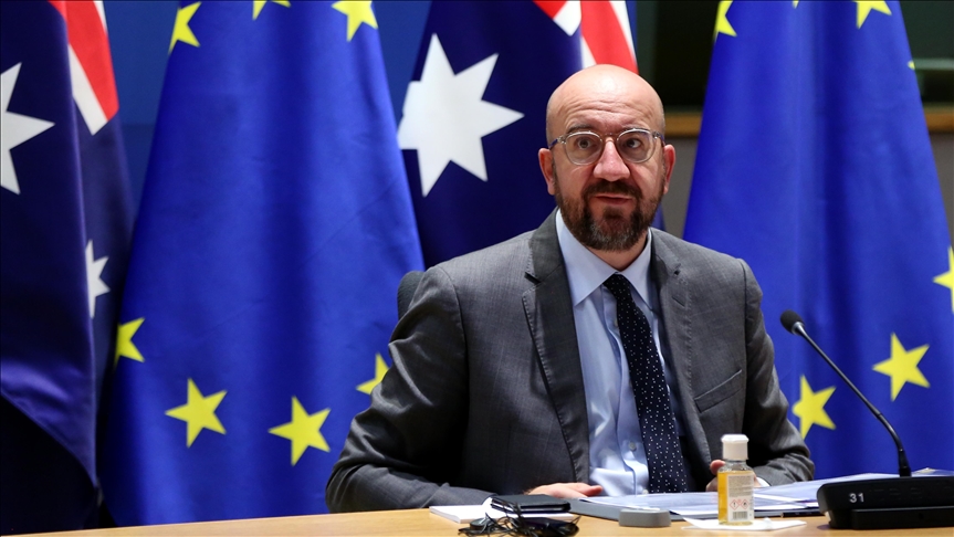 EU, Australian leaders talk Canberra's deal with US, UK