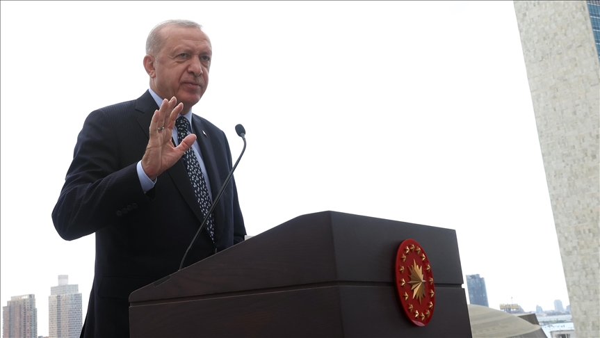 Presiden Erdogan resmikan pusat budaya Turki ‘Turkevi’ di New York