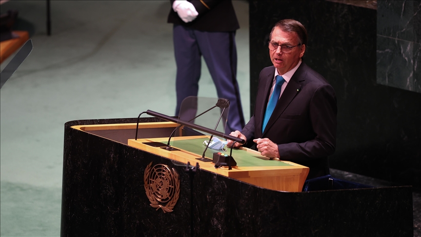 Brazil’s Bolsonaro makes election speech, distorts facts in UN address