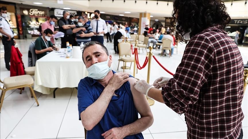 85,32% populasi dewasa di Turki sudah disuntik vaksin Covid-19