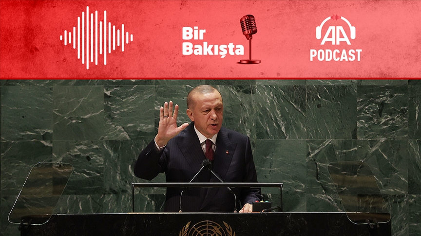 Cumhurbaşkanı Erdoğan, BM'de yeniden 'Dünya 5'ten büyüktür' mesajını verdi