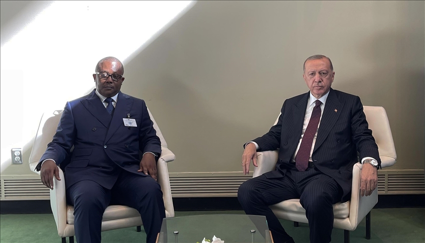 نيويورك.. أردوغان يلتقي رئيس غينيا بيساو 
