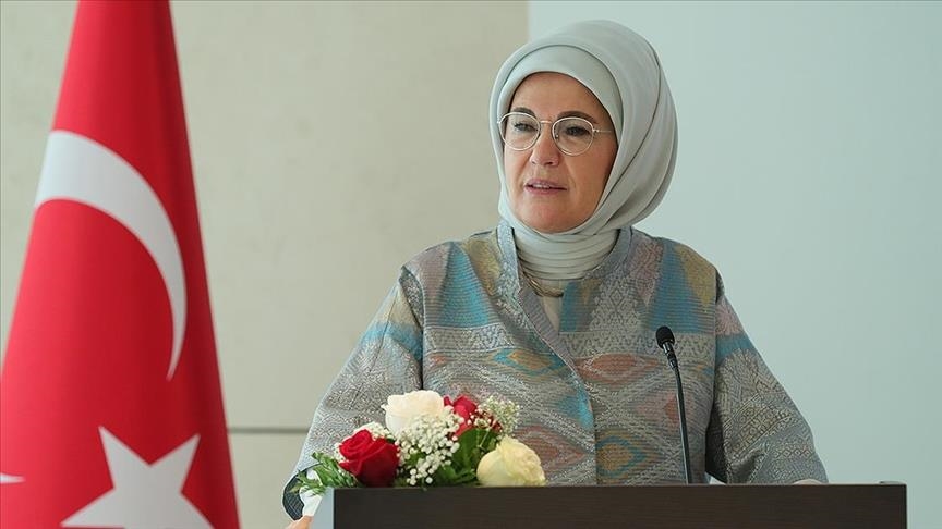 Turkey’s first lady highlights role of women in building sustainable world