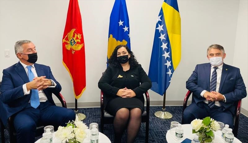 New York: Osmani, Đukanović i Komšić izrazili zabrinutost zbog poslednjih događaja u regionu