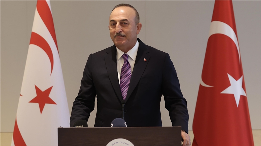 Dışişleri Bakanı Çavuşoğlu: Milli davamız Kıbrısı birlikte sonuna kadar savunmaya devam edeceğiz