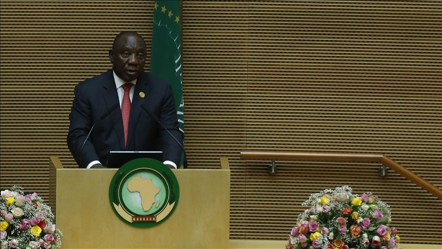 رئيس جنوب إفريقيا يدعو زعماء العالم لحل القضية الفلسطينية
