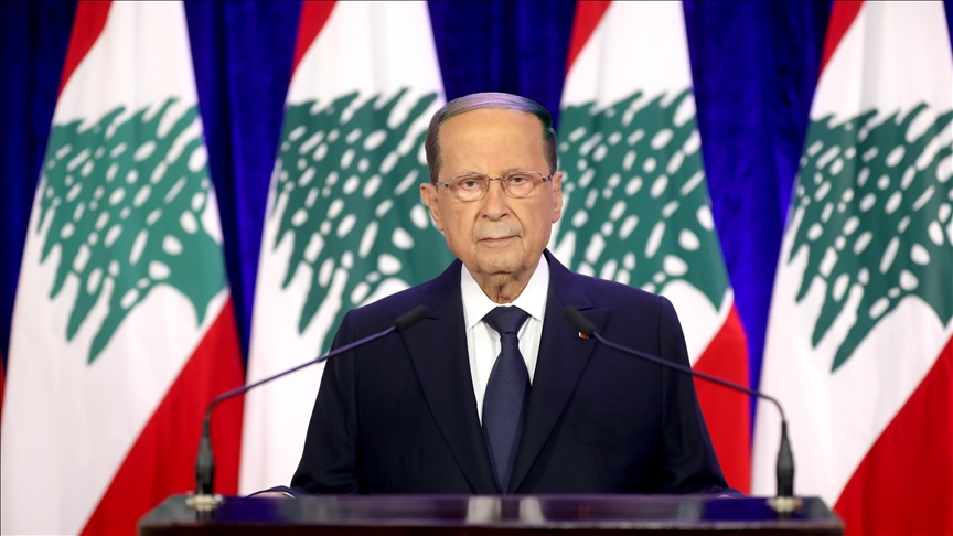 الرئيس اللبناني: ندين الاعتداء الإسرائيلي على حدودنا البحرية