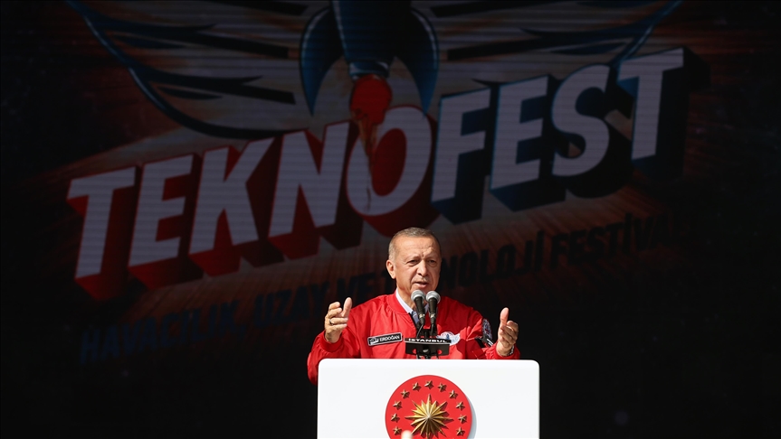 Erdogan visite le festival Teknofest à Istanbul 