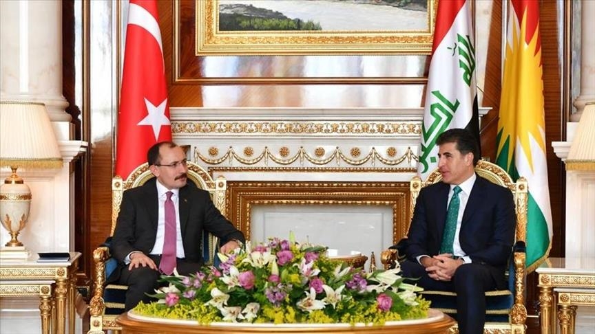 وزير التجارة التركي يلتقي رئيس إقليم كردستان