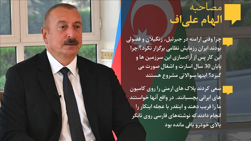 واکنش رئيس جمهور آذربایجان به رزمایش رزمی ایران در مرز دو کشور