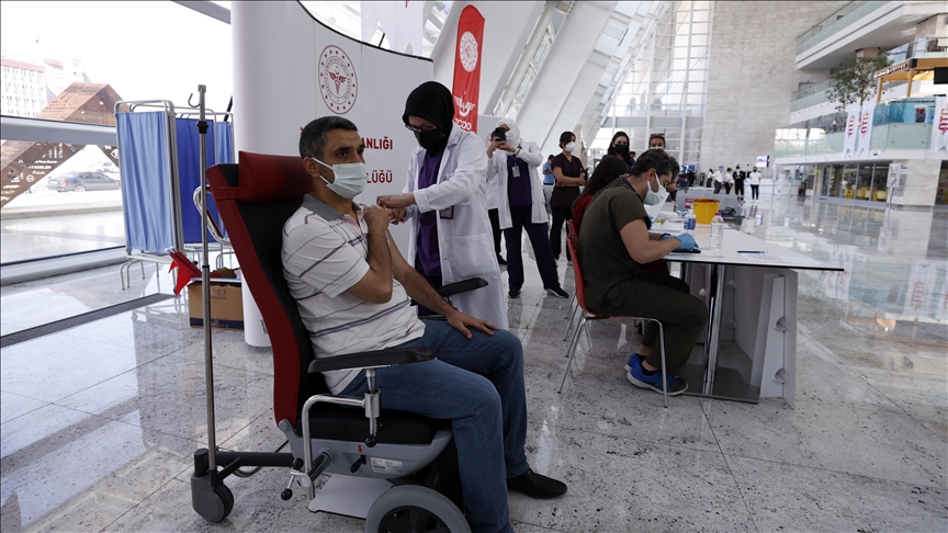 Turkey has administered over 108.3M vaccine jabs to date