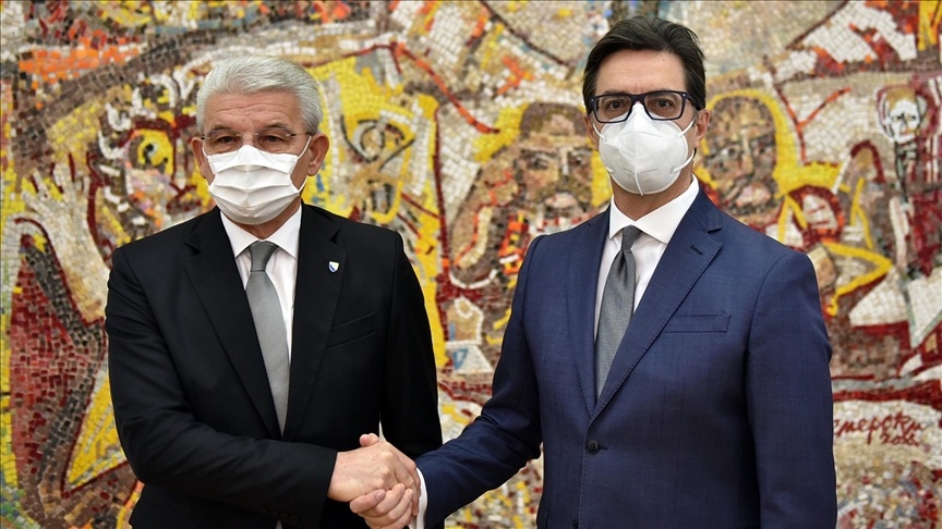 Džaferović se u Skoplju sastao sa Pendarovskim: Sjeverna Makedonija podržava eurointegracije BiH