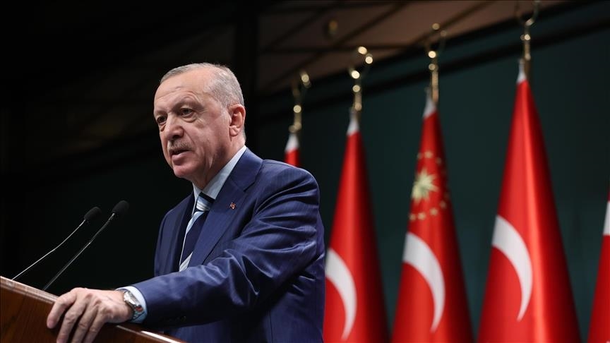 President Erdogan defends Turkeys right to strengthen its defense